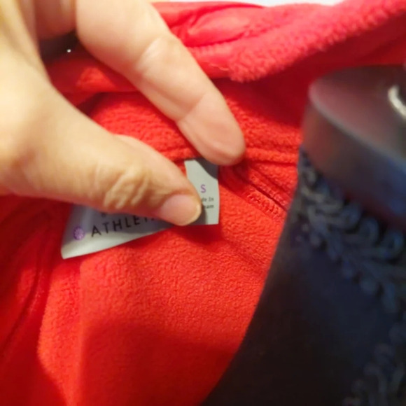 Athleta Vortex Halfzip Fleece Quilted Pullover Sweater Neon Pink Athleisure - Picture 9 of 12